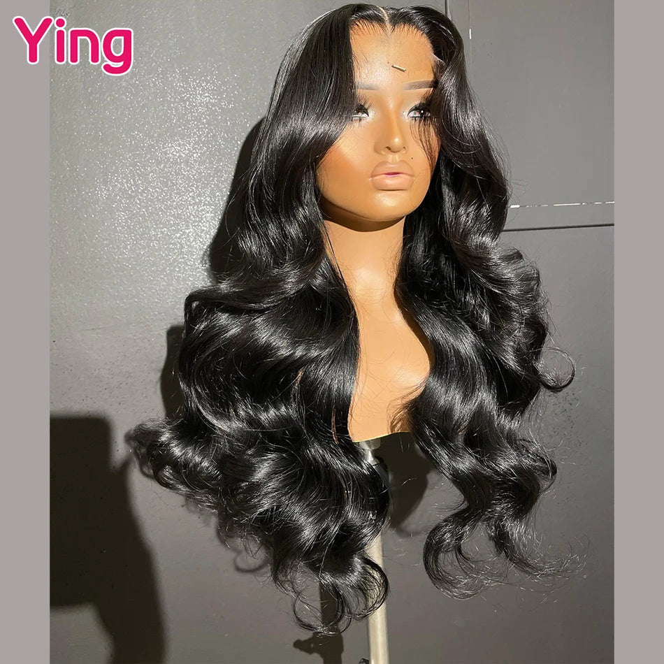 Ying Dark Green Colored 13x4 Lace Frontal Human Hair Body Wave 4x6 Glueless Wig 13x6 Lace Front Wig PrePlucked With Baby Hair